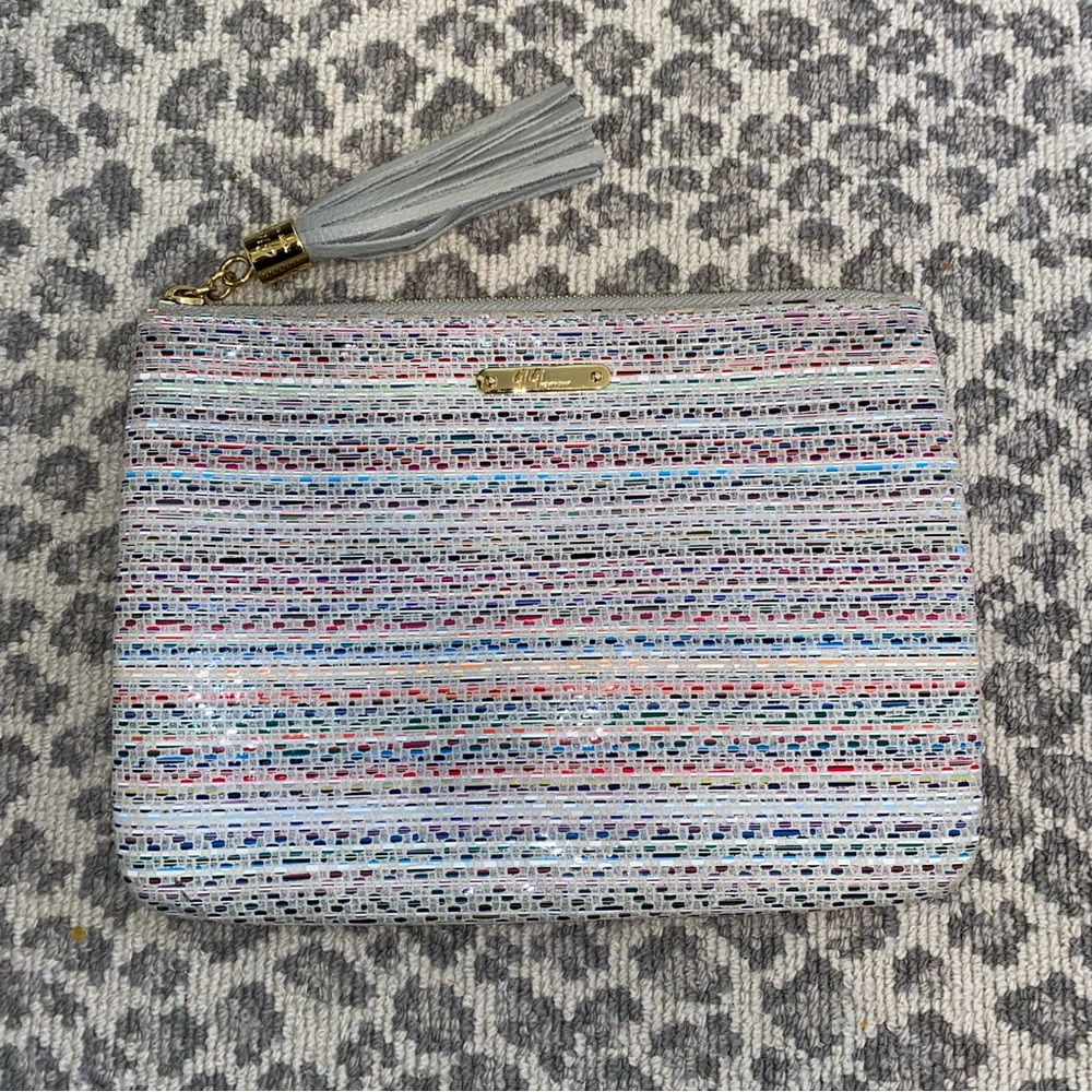 Gigi New York All In One Bag Rainbow Stripe